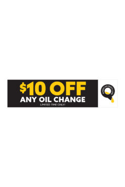 Alternative view of 2' x 8' Smooth Vinyl Banner Double-Sided